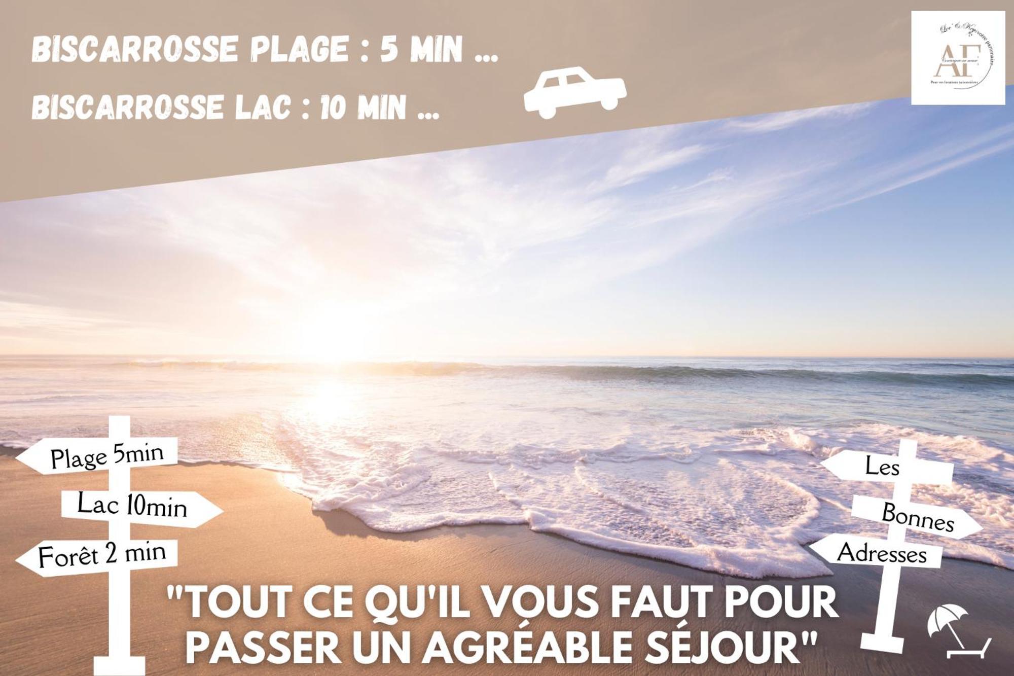 Petite Maison A Biscarrosse - Plage Exterior foto